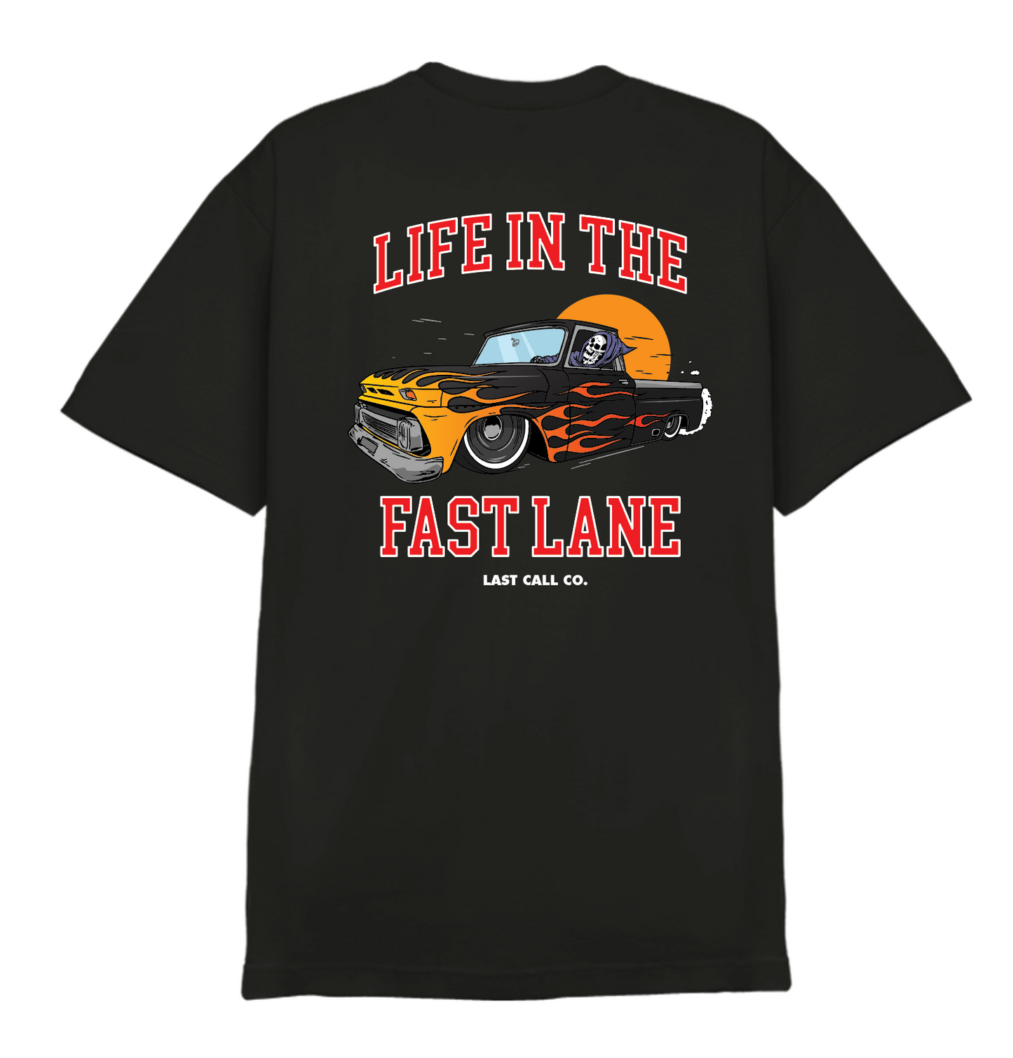 Camiseta de manga corta Fast Lane de Last Call Co.