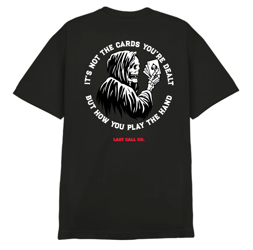 Camiseta de manga corta Last Call Co. Cards