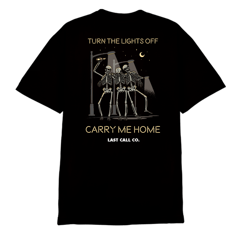 Camiseta de manga corta "Carry Me Home" de Last Call Co.