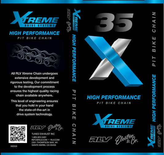 Cadena de Pit Bike de Rendimiento Extremo #35 RLV / E&C