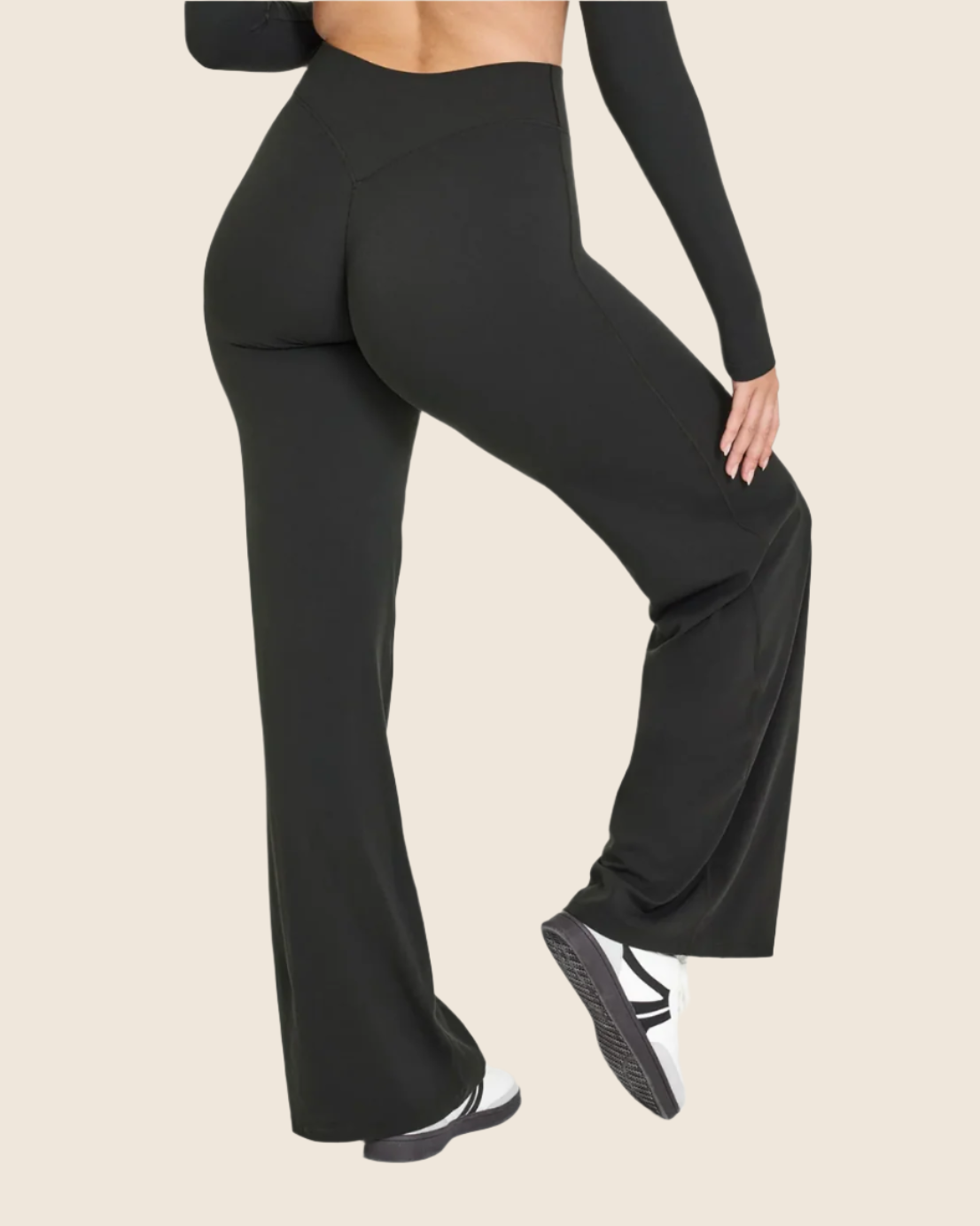 Mallas de yoga acampanadas