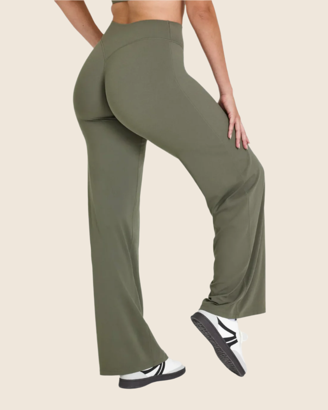 Mallas de yoga acampanadas