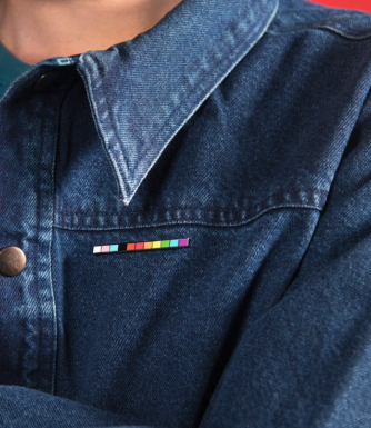 Broche Bandera del Orgullo Progresista – Pin LGBTQ+ Inclusivo