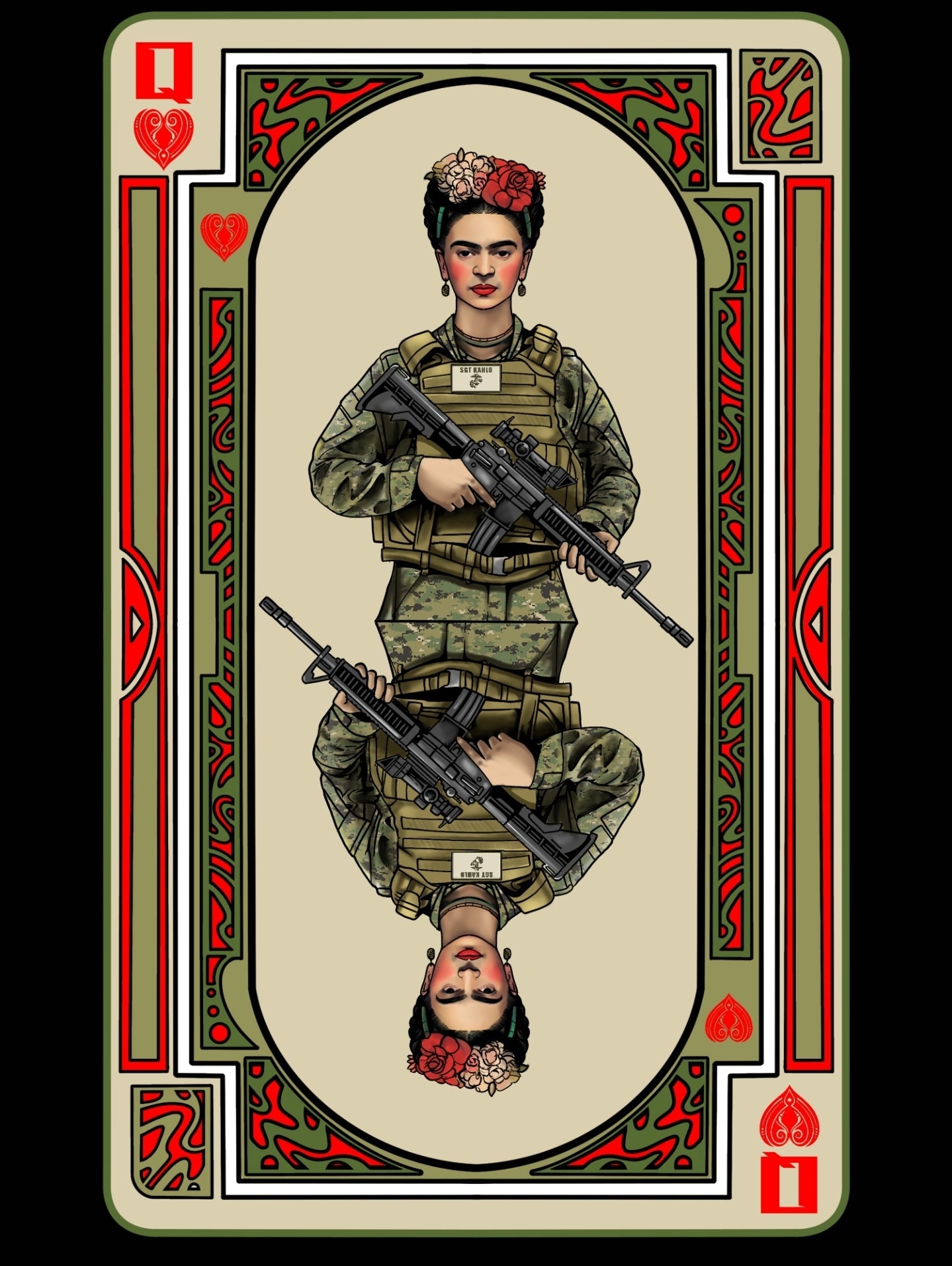Frida, Top Sin Mangas Reina de Corazones de La Linea MEXUSMAR