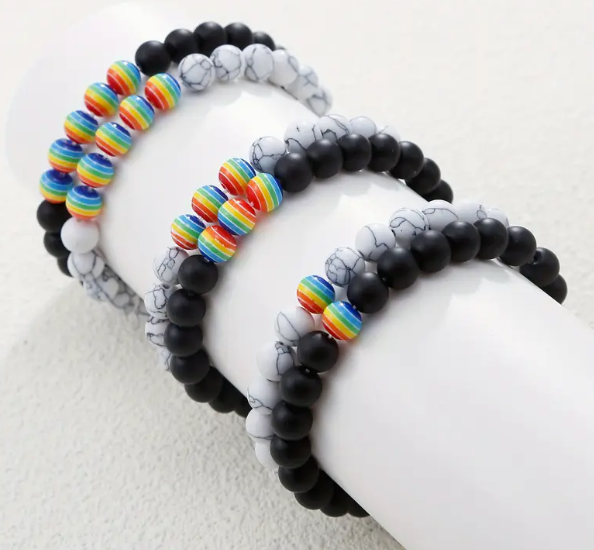 Pulsera de cuentas Orgullo LGBTQ