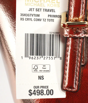 (.03) Style Loft Collection x Michael Kors XS Carryall Tote Convertible Bag