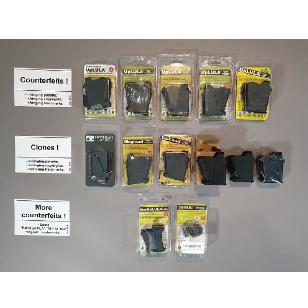 Cargador universal de revistas de pistola UpLULA® (9 mm – .45 ACP)