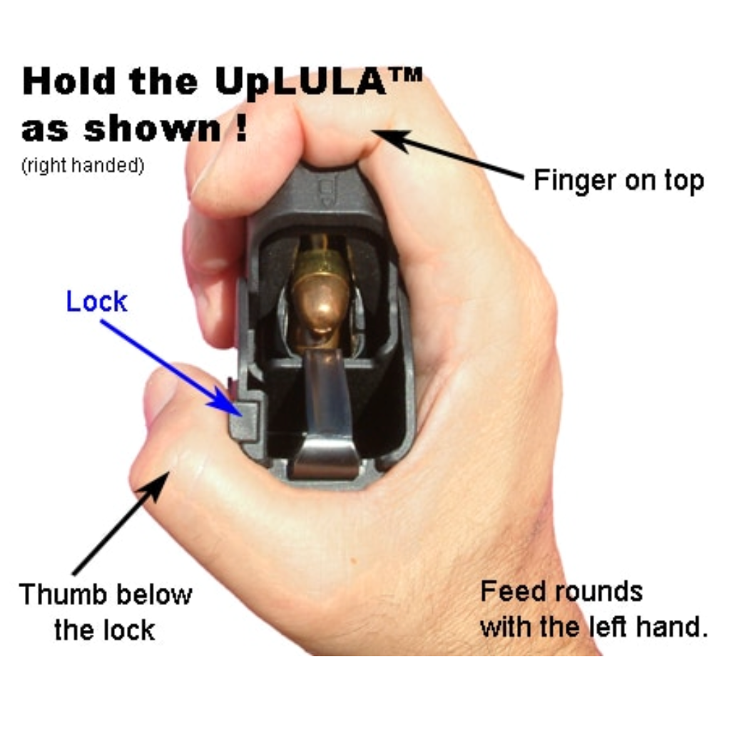 Cargador universal de revistas de pistola UpLULA® (9 mm – .45 ACP)