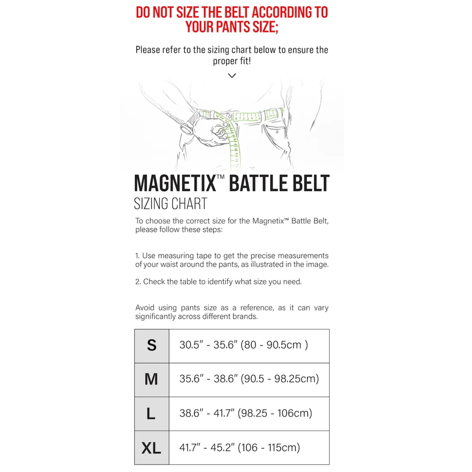 Equipo de combate para cinturón Magnetix