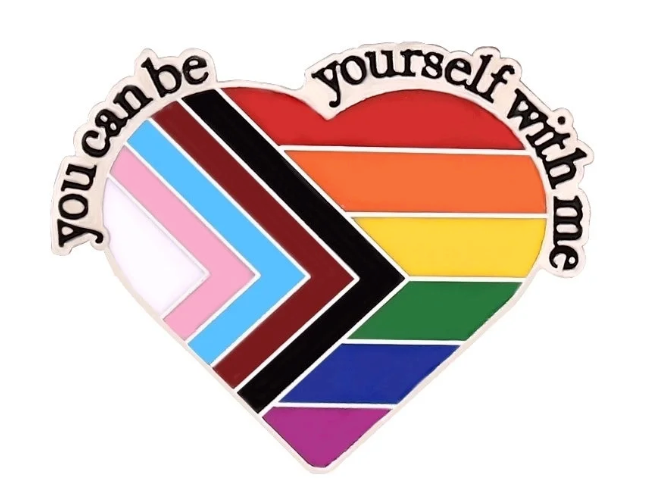 Pin Esmaltado de la Bandera Arcoíris del Orgullo LGBTQ+ – Muchos Estilos Fabulosos
