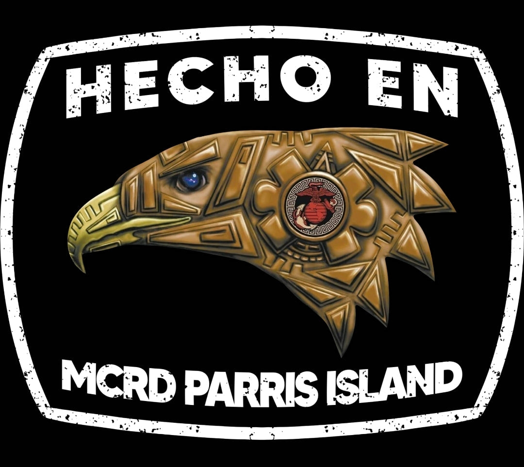 Camiseta Hecho en MCRD San Diego/Parris Island de MEXUSMAR Apparel