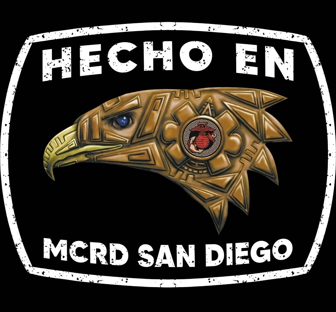 Camiseta Hecho en MCRD San Diego/Parris Island de MEXUSMAR Apparel