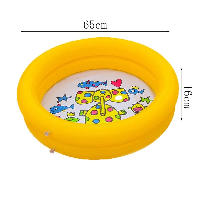 Cool Down and Play  Dinosaur Shaped Inflatable Pool for Kids