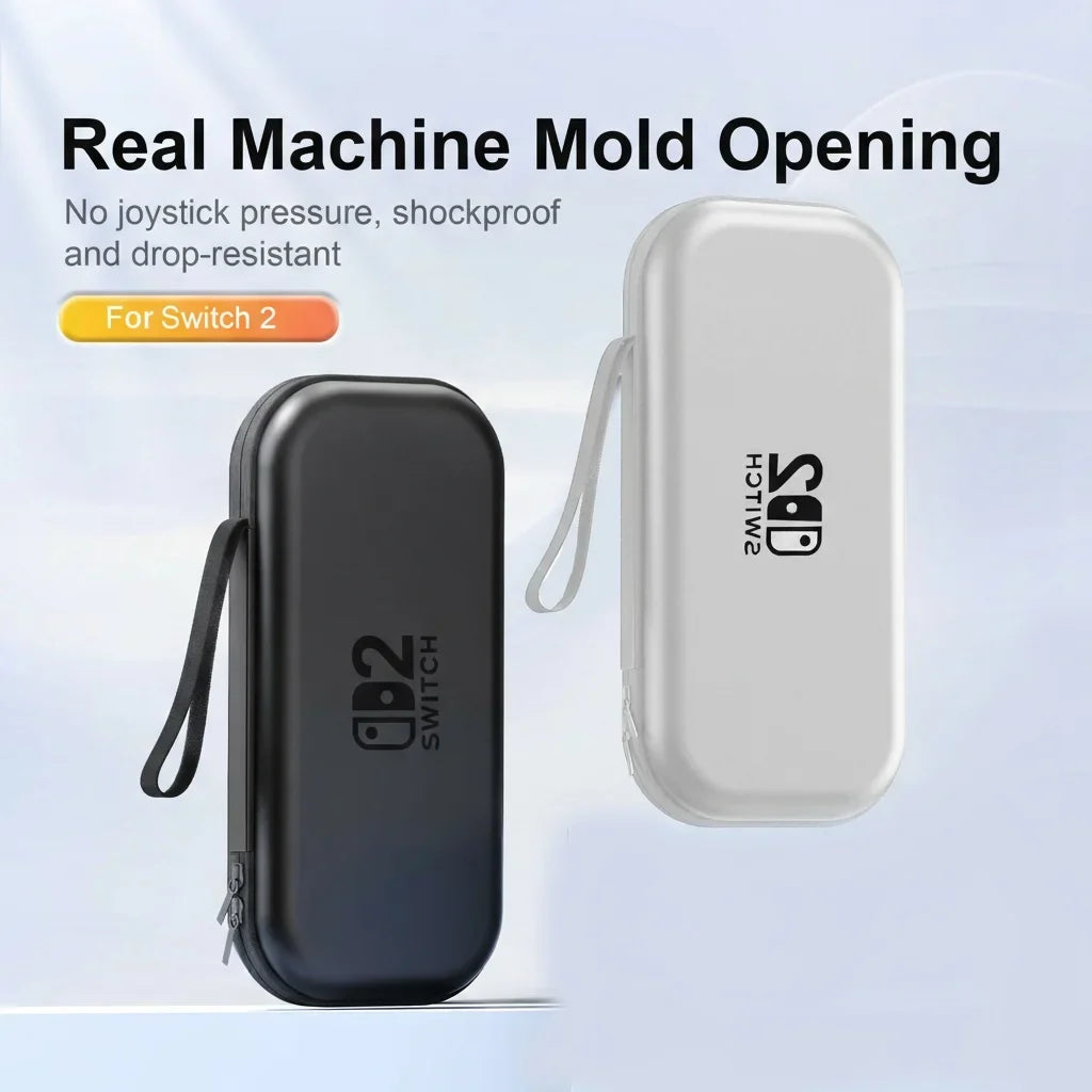 Portable Game controller Storage Bag for Nintnedo Switch 2 Hard Carrying Case Shockproof PU Cover for Switch 2 Game Console