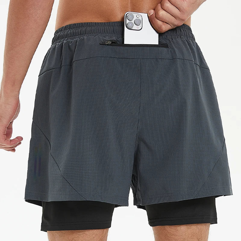Men's Quick Dry Running Shorts for Summer