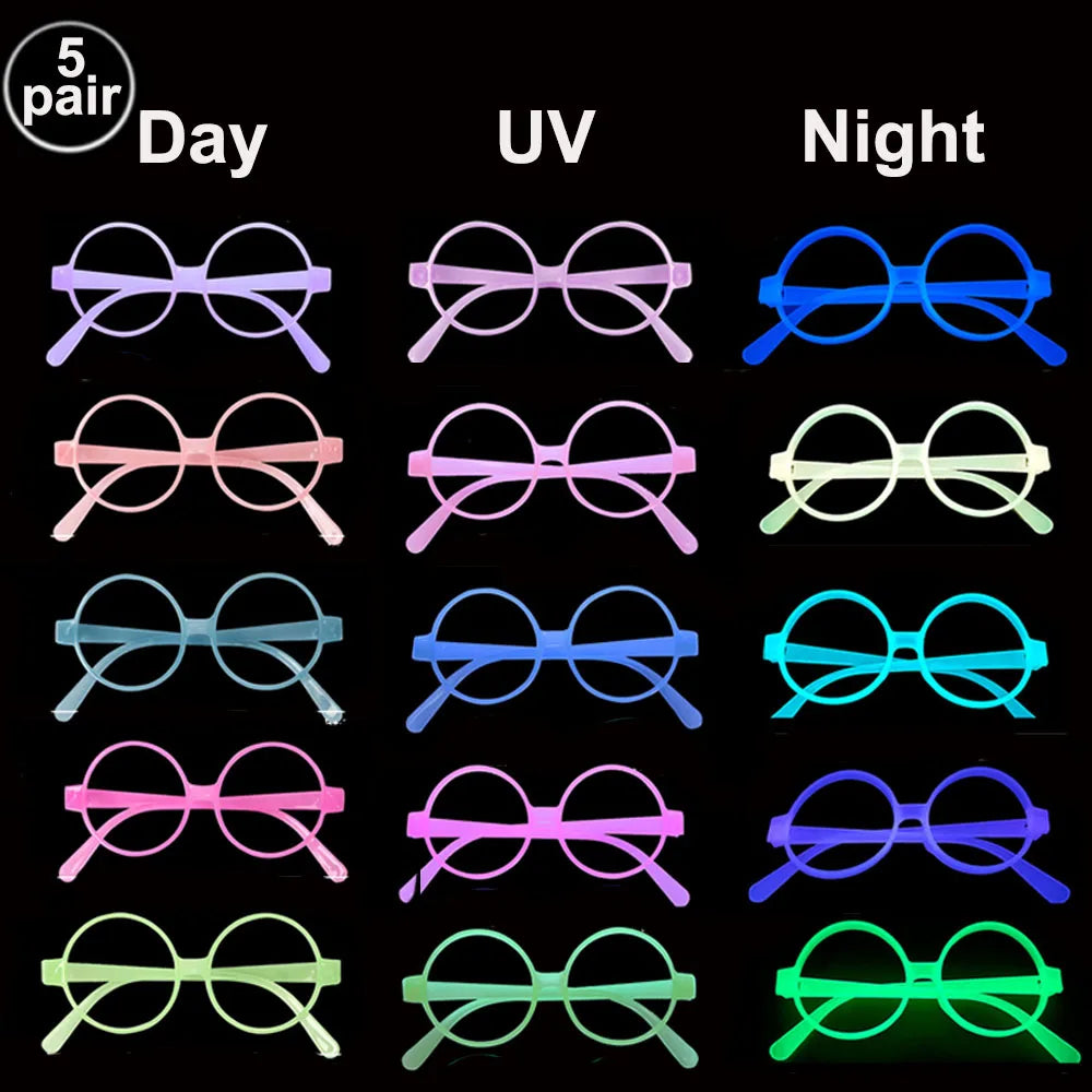 6 12 24 30 Pcs Neon Party Supplies Neon Formal Hats Glow In The UV Light Party Fluorescent Hat UV Light Party Decorations Adults