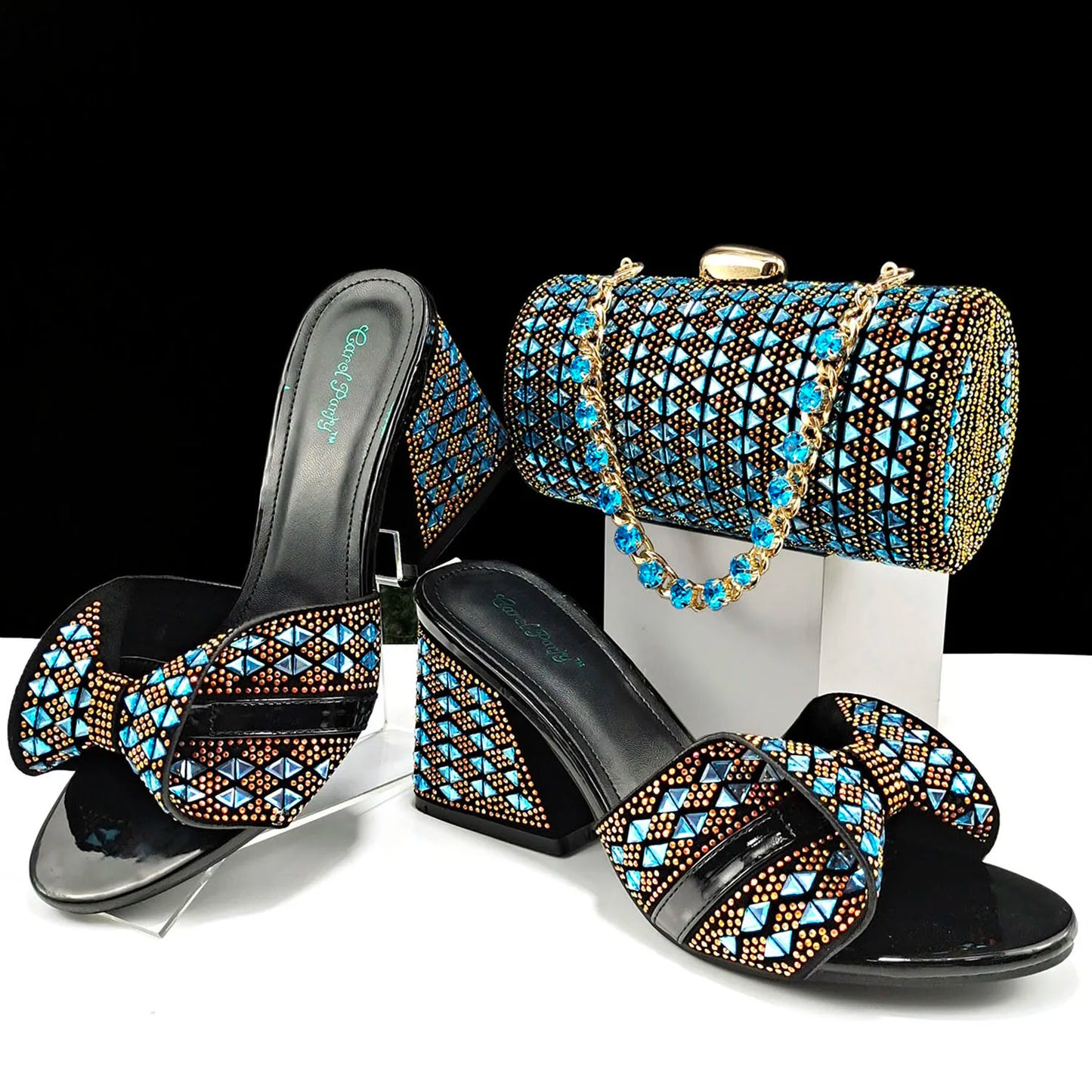 Conjunto de Zapatos y Bolsos de Señora de Alta Calidad HJJ1-10
