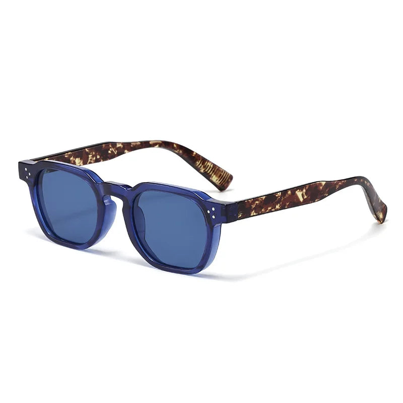 Square Sunglasses Women Men Punk Shades Retro Trending Sun Glasses Clear Lens Frame UV400 Female Oculus Gafas