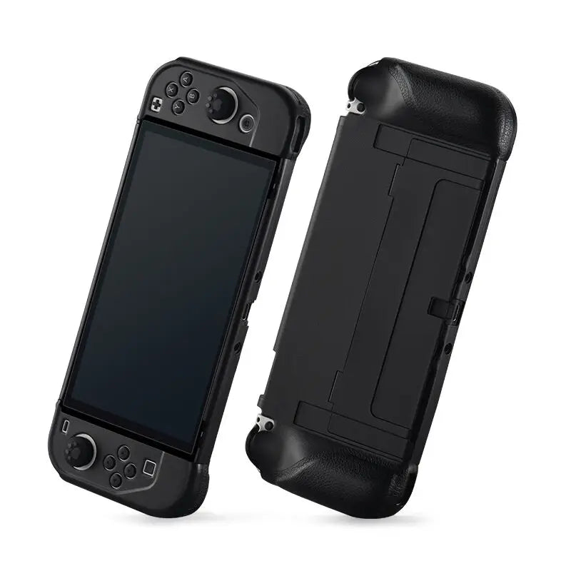 2023 New Switch OLED Case Game Console All-in-One Case Surface Silicone Oily Grip Color Clash
