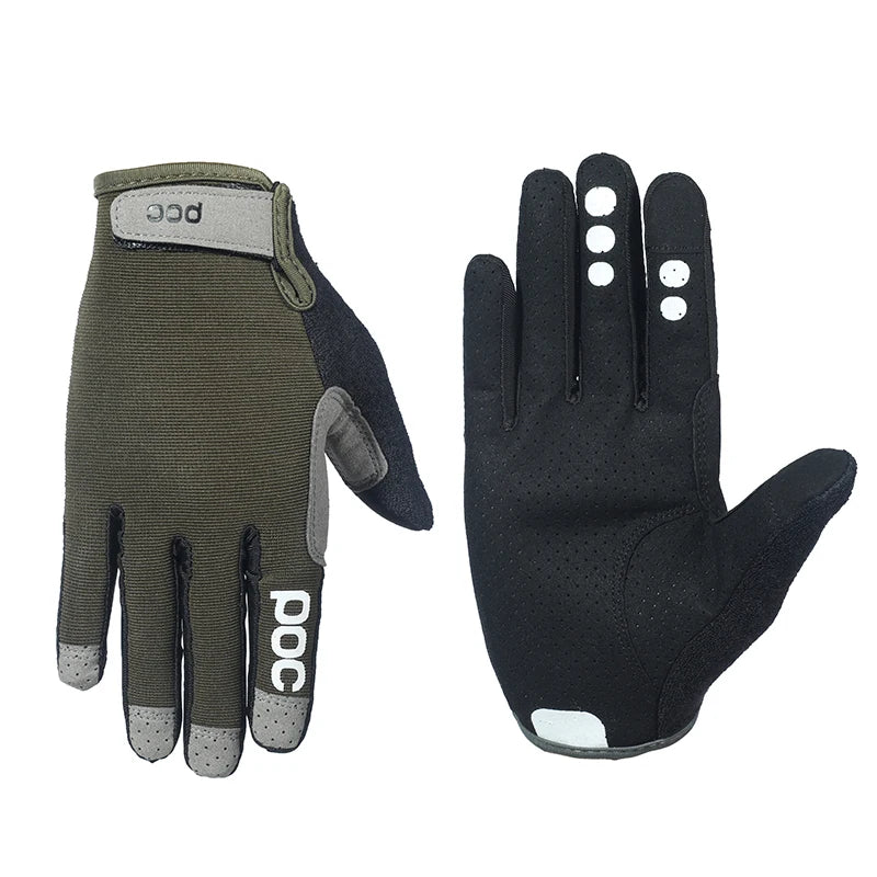 p0c 15 colour dh mx bike long finger all-season model wearable and comfortable riding gloves universal