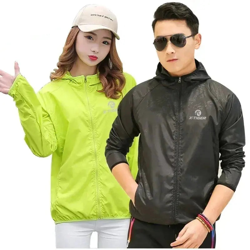 Windproof Jacket with Reflective Stripes