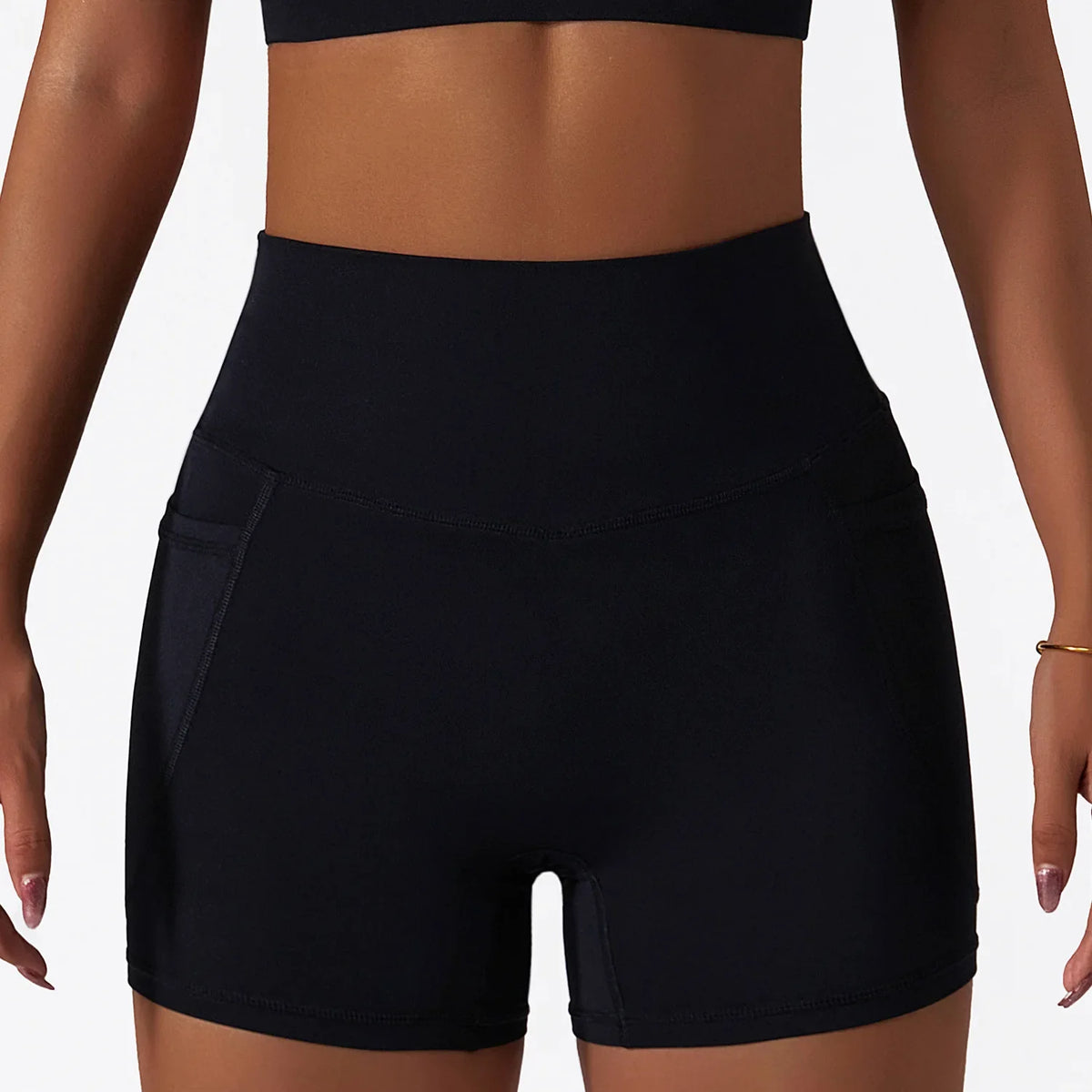 High Waisted Yoga Shorts for Women