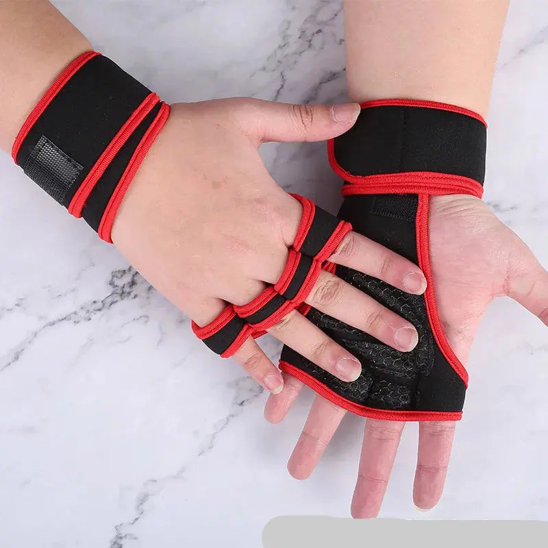 Training Sport Gloves Gym Hand Wrist Palm Protector Gloves