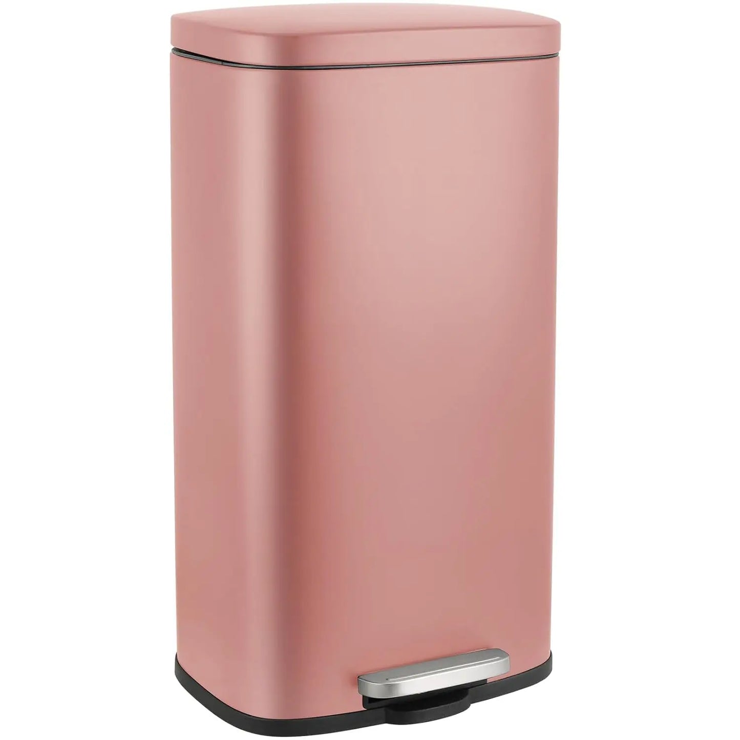 Stainless Steel Kitchen Step Trash Can With Foot Pedal