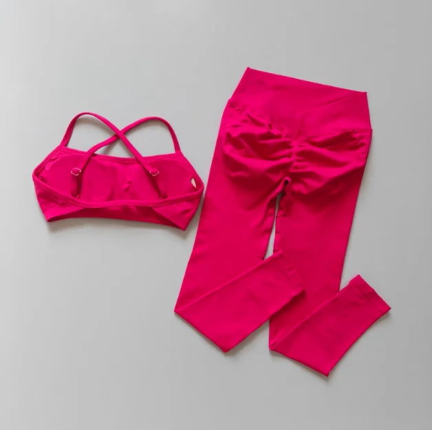 2-Piece Workout Set – Sports Bra & Butt Lift Leggings