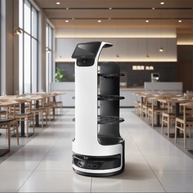 Hotel Welcoming Robots, Food Delivery Robots, Autonomous Obstacle Avoidance, Voice Control Suitable for receiving guests