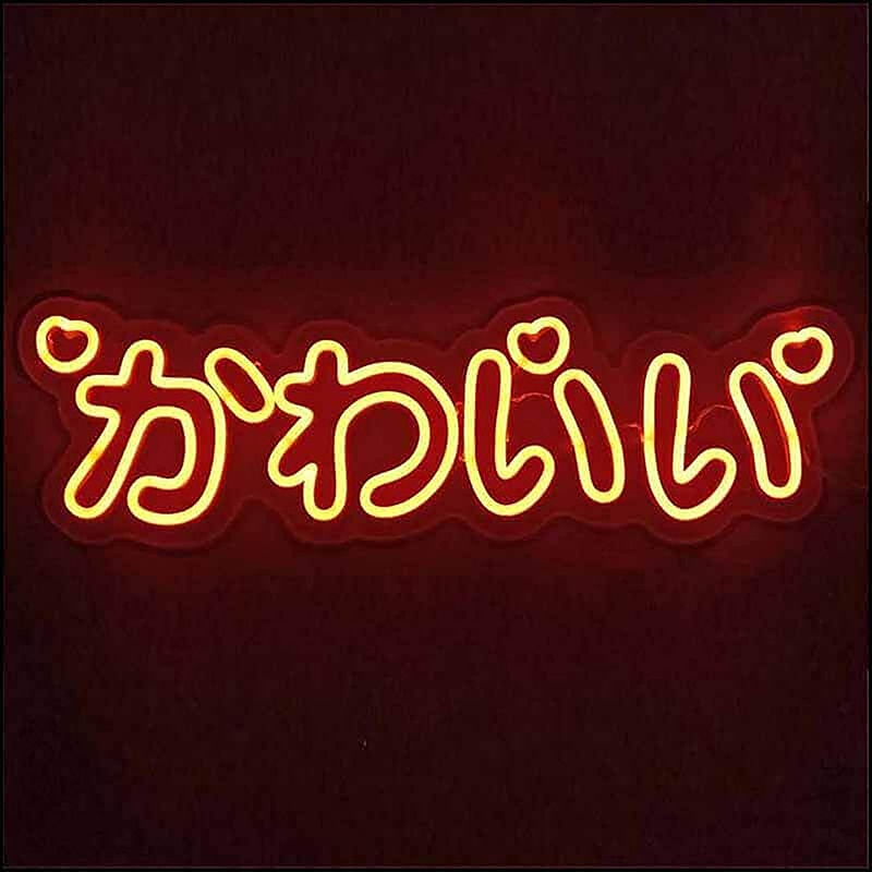 Luz de neón "Kawaii"