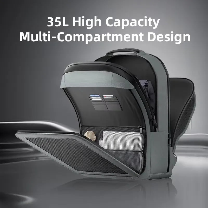 35L Large Capacity Solar Backpack 30W USB Charging Hiking Travel Bag for Mobile Phone Outdoor Camping Rucksack with Power