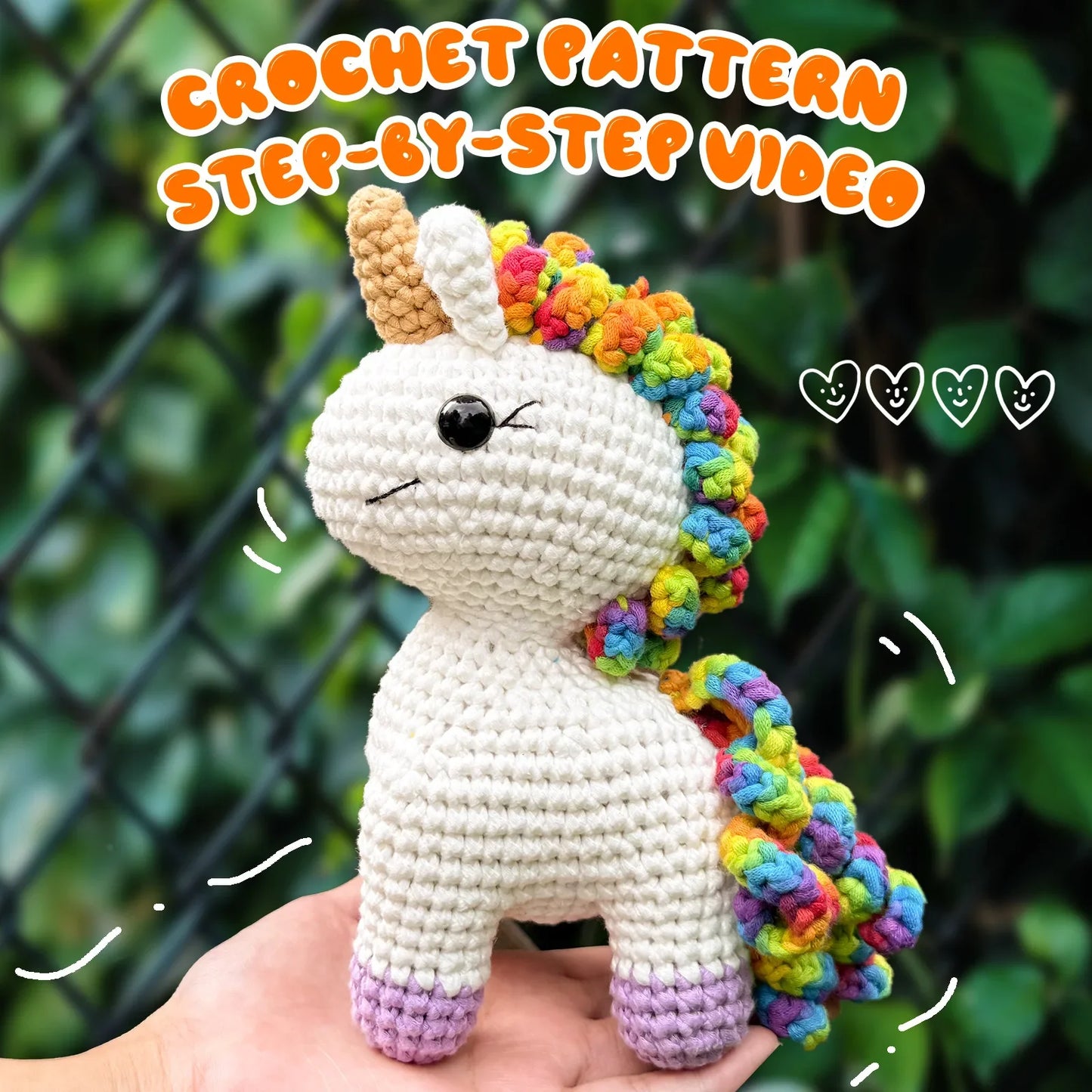 Unicornio - Kit de Ganchillo Kawaii para Principiantes