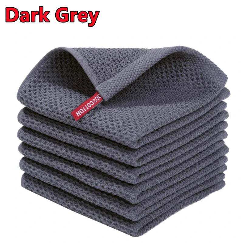 100 Percent Cotton Dishcloth Ultra Soft Absorbent Kitchen Towel