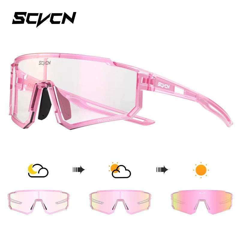 SCVCN MTB Bike Bicycle Camping Golf UV400 Glasses Women Baseball Fashion Street Sunglasses for Men Sport Y2K Cycling Glasses