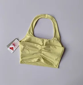 Dicha sin espalda: Sujetador deportivo sexy y crop top de yoga