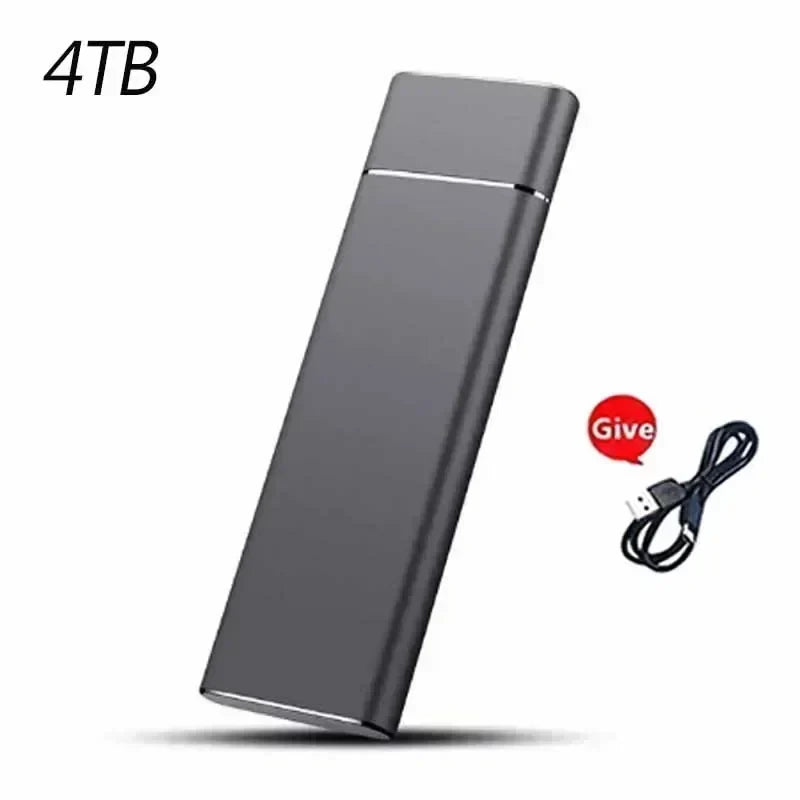 Mini Portable USB SSD 1TB 2TB High-speed Original Mass Storage SSD USB3.0 External Hard Drive for USB SSD Computer Laptop