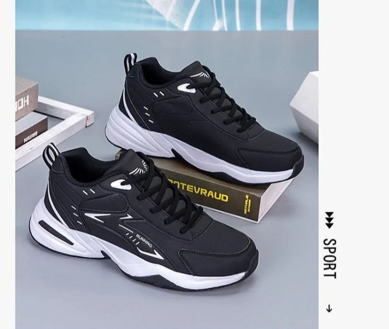 Autumn New Men Microfber Running Shoes Luxury Brand Men Shoes School Student Air-cushion Sneakers Fashion Man Casual Shoes 35-48