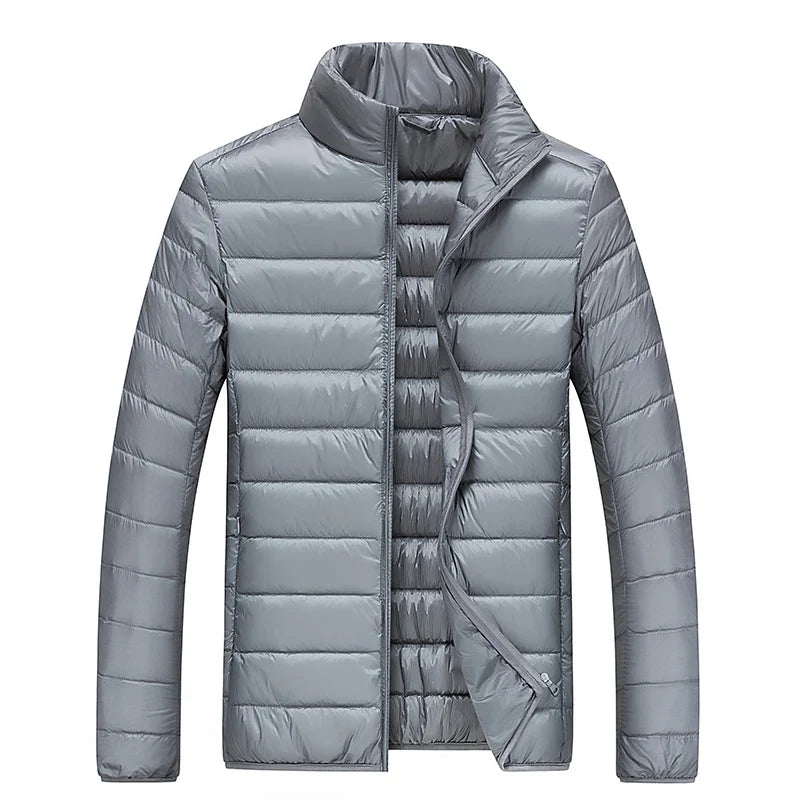 Men All-Season Warm Down Jacket Coats Mens Waterproof Windproof Down Jackets Spring Autumn Winter Casual 90% Down Jackets Male