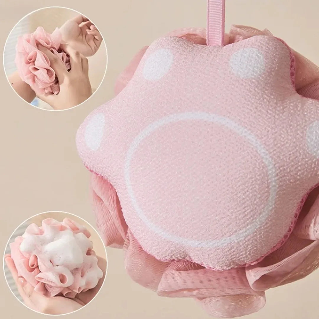 Esponja y exfoliador corporal Kawaii