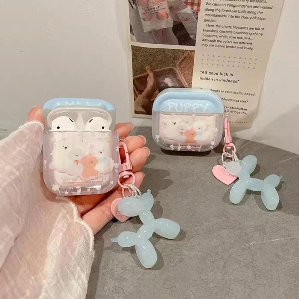 Funda de AirPods Perritos Pastel