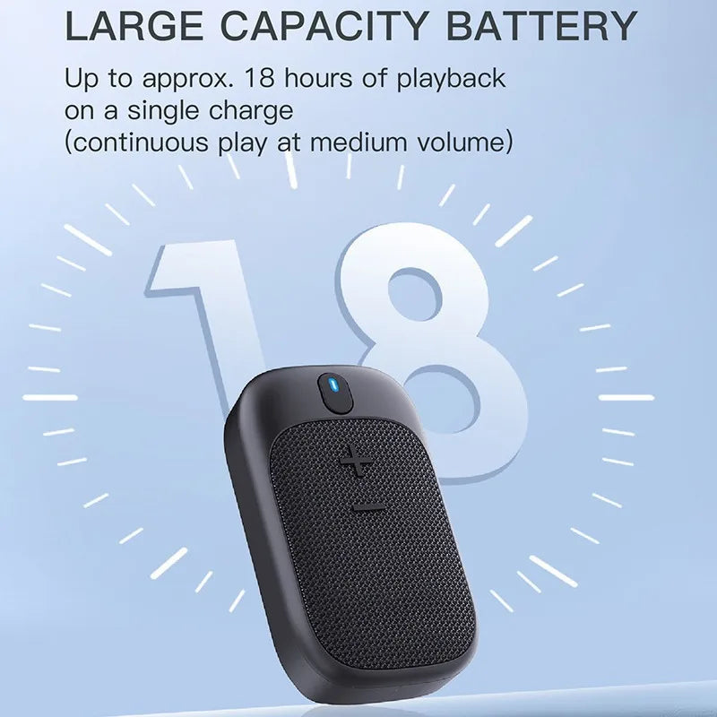 Portable Mini Bluetooth Speakers Built-in Microphone Clip Magnetic Bike Golf Waterproof Wearable Speaker for Outdoor Sports