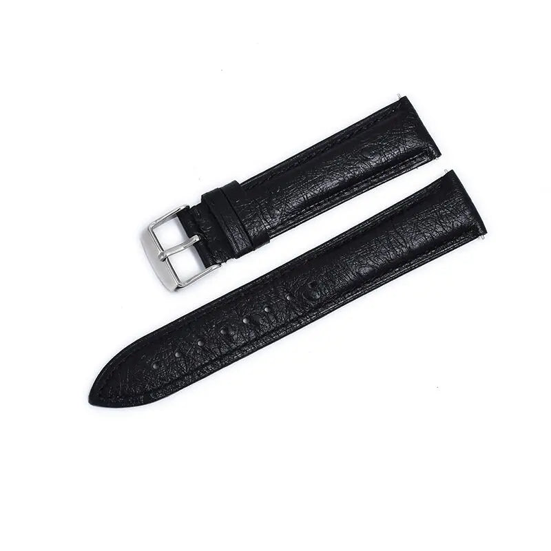 TicWatch Pro 3, E3 & GTH Ostrich-Pattern Leather Band