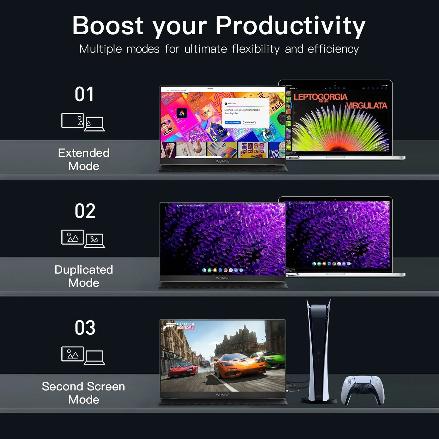 15.6 Inch Portable Monitor for Laptop, 1080p 72 NTSC 100 Srgb USB C