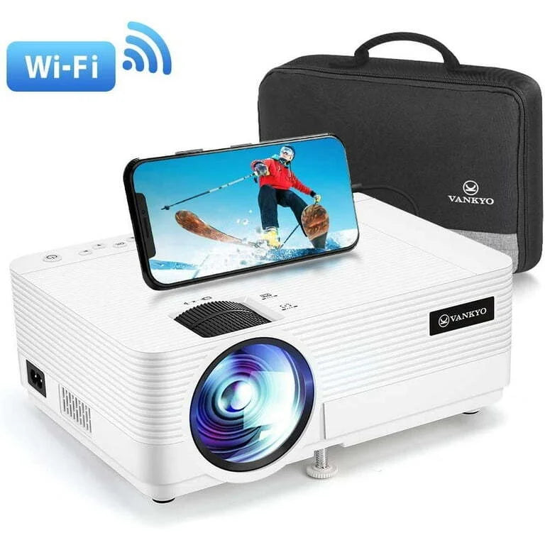 4K Projector 45000 Lumen LED 1080P 5G WiFi Bluetooth UHD Portable Home Theater