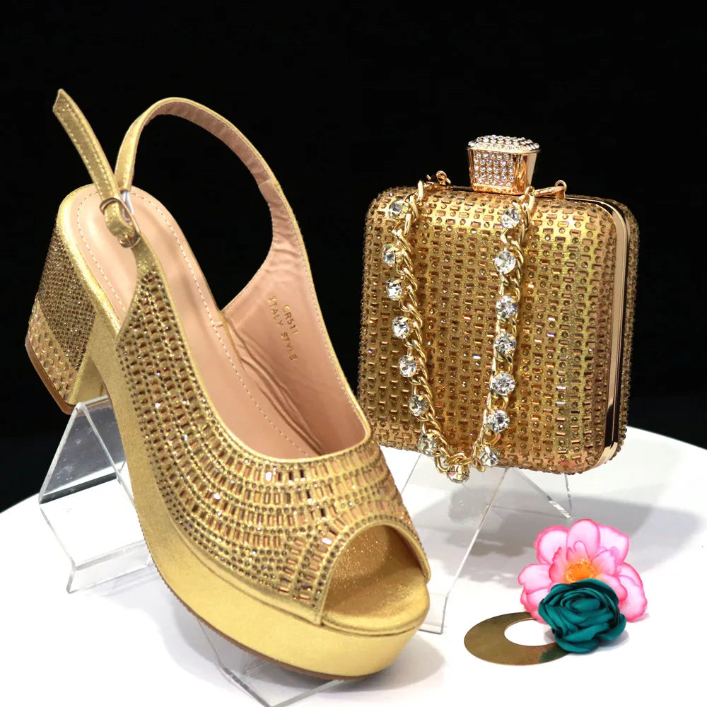 MODA Zapatos y Bolsos de Mujer a Juego HAS1-2