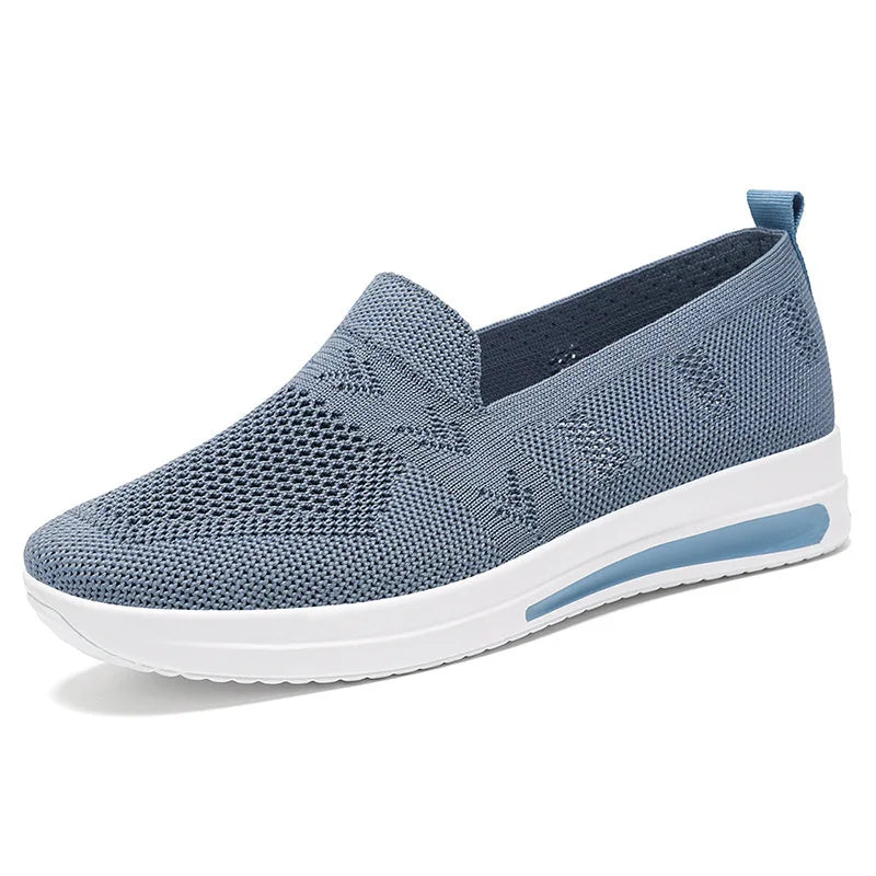 Spring New Women's Sports Shoes, Fashionable, Breathable, Lightweight, Non-slip, Wear-resistant, Casual Sports Shoes, Flat Shoes