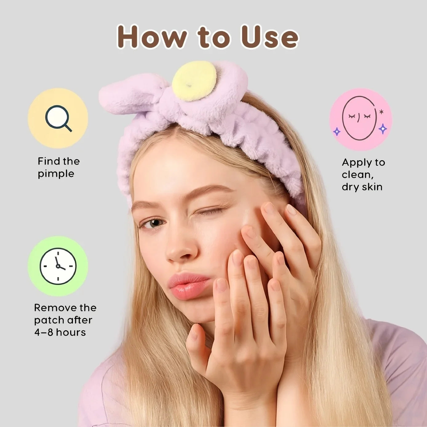 45/135PCS Sanrio Hello Kitty Cartoon Pimples Defect Patch - Invisible Hydrocolloid Acne Patch, Facial Decoration Patch,