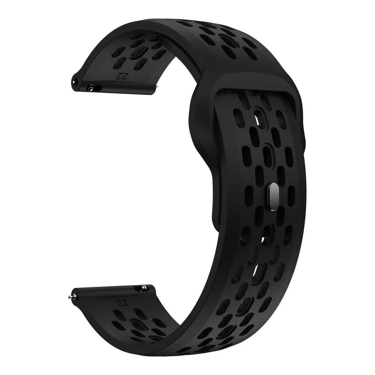 Garmin 18/20/22mm Quick Release Perforated Silicone Sport Band with Tuck Closure
