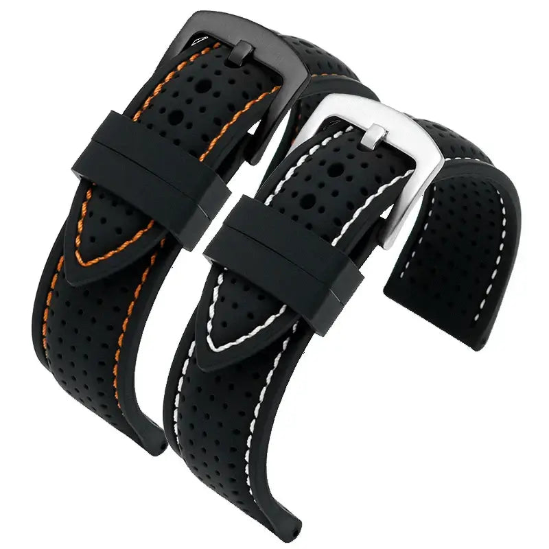 Amazfit Balance, GTR, GTS & Bip Stitched Perforated Silicone Band